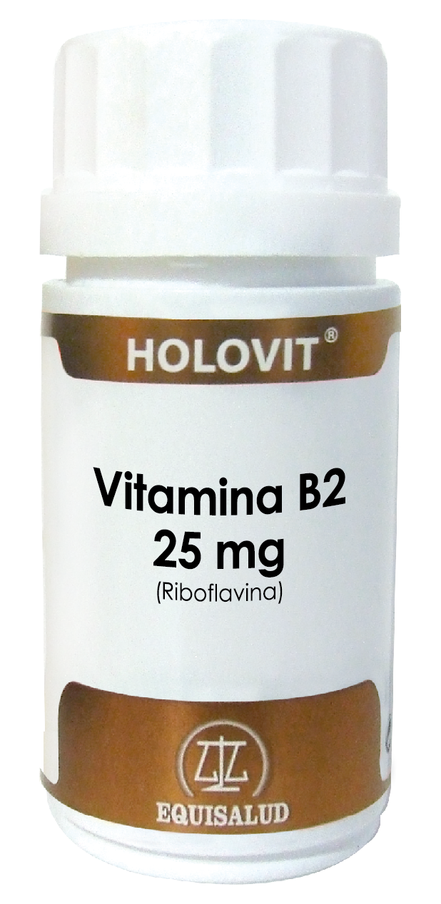 Holovit Vitamina B2 25 mg · Equisalud · 50 cápsulas