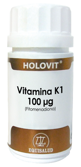 Holovit Vitamina K1 100 mcg · Equisalud · 50 cápsulas