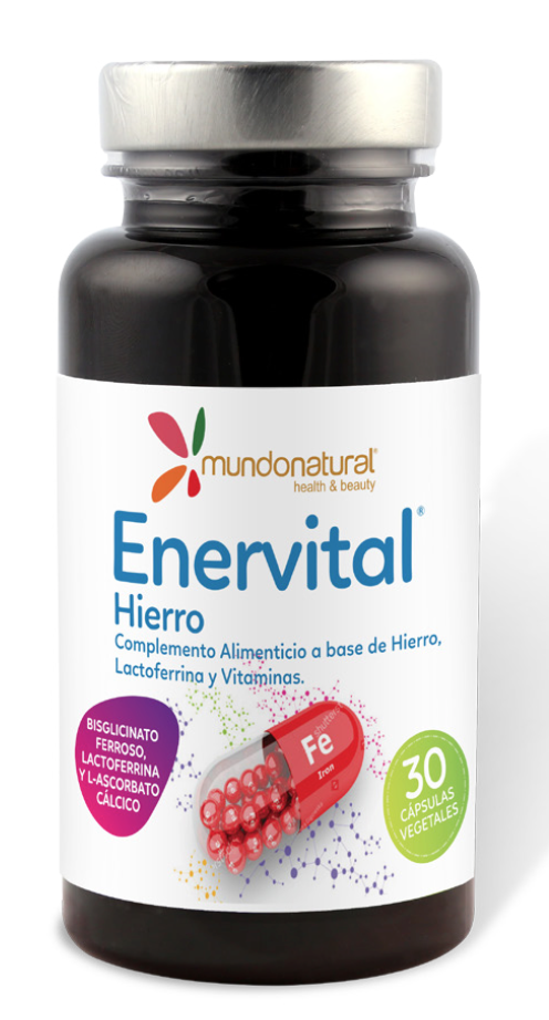 Enervital Hierro · Mundo Natural · 30 cápsulas