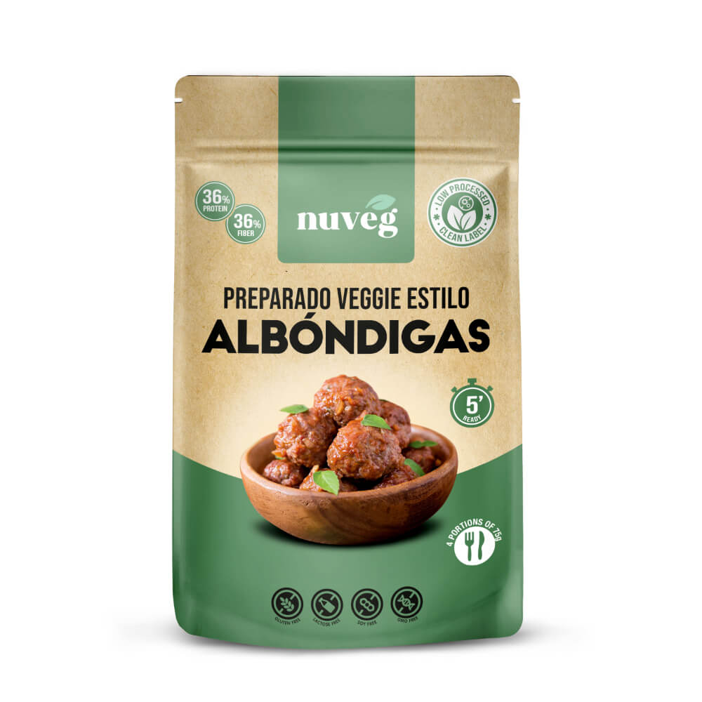 Albóndigas Veganas · Nuveg · 100 gramos