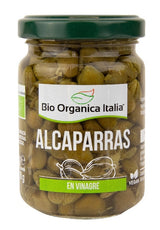 Alcaparras en Vinagre · Bio Organica Italia · 140 gramos