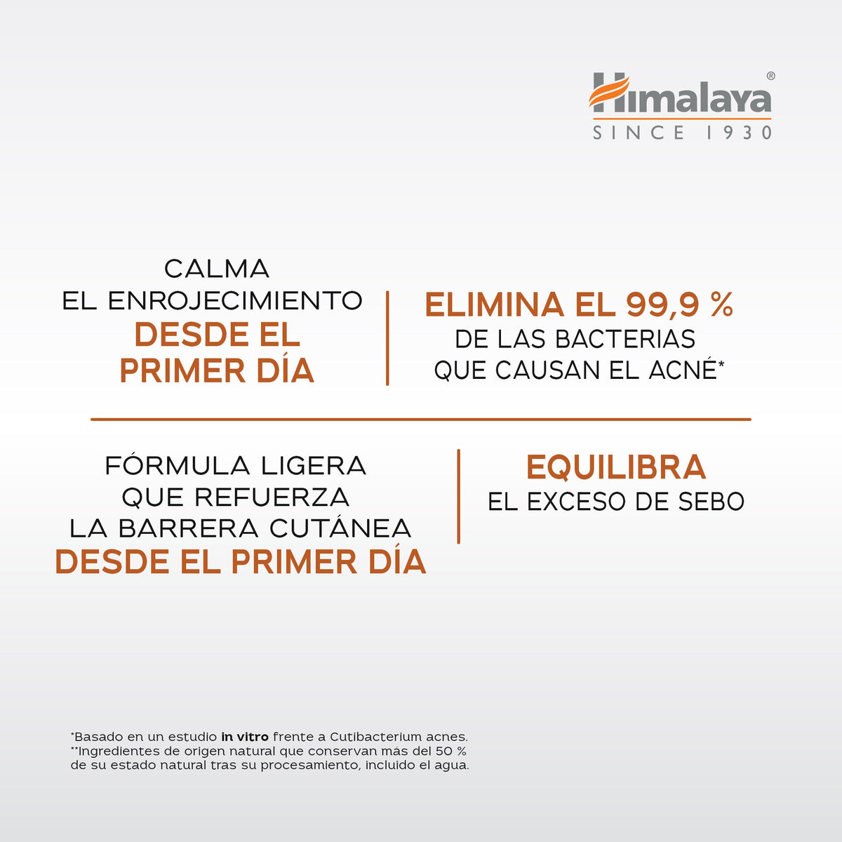 Acne Clear+ Gel Hidratante · Himalaya · 50 ml