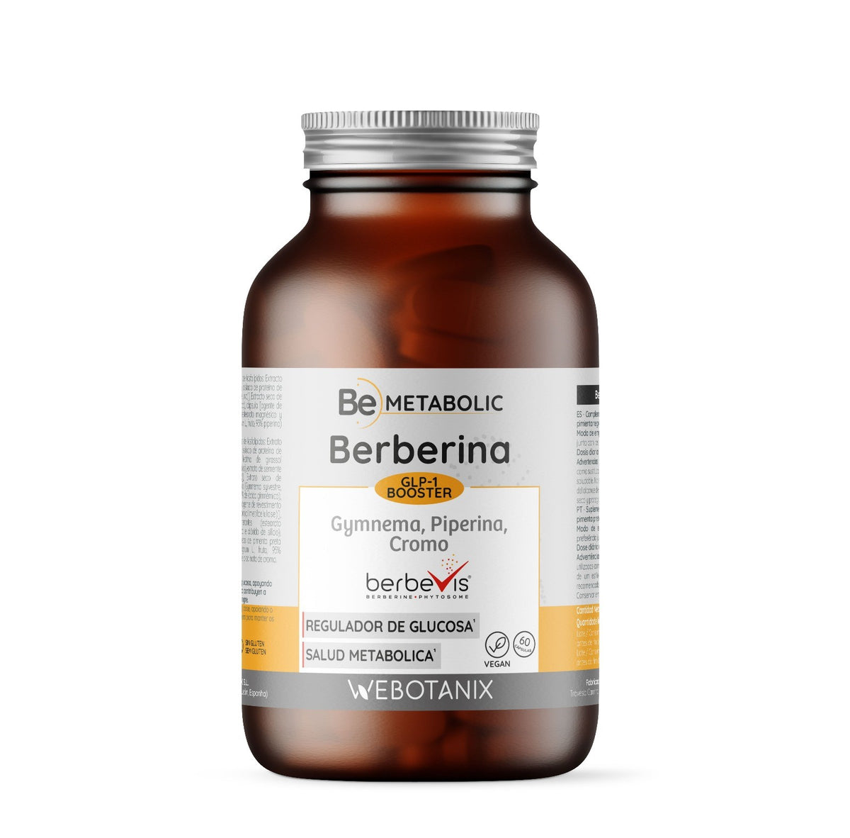 Berberina Be-Metabolic · WeBotanix · 60 cápsulas
