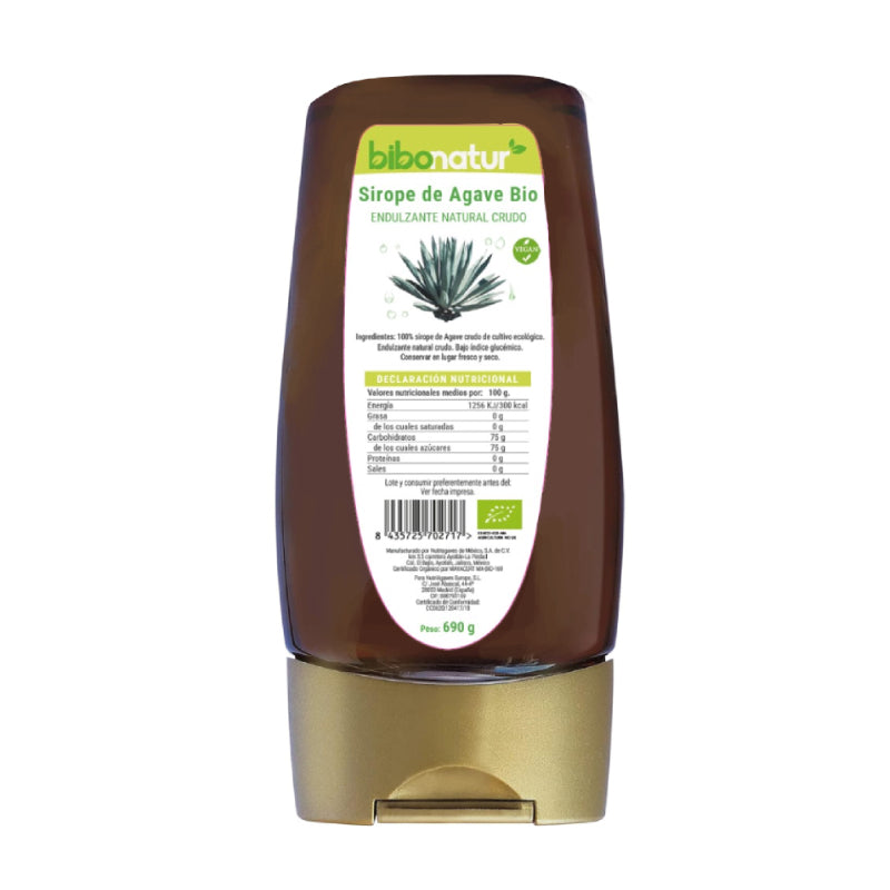 Sirope de Agave Crudo Bio · Bibonatur · 690 gramos