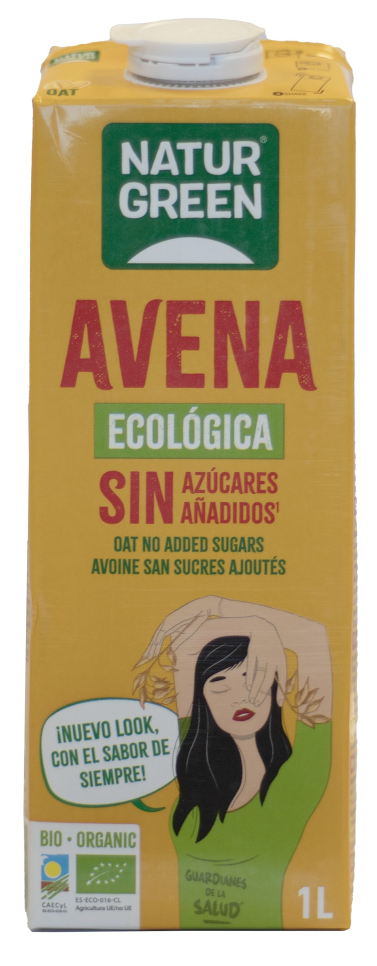 Bebida de Avena Bio · Naturgreen · 1 litro