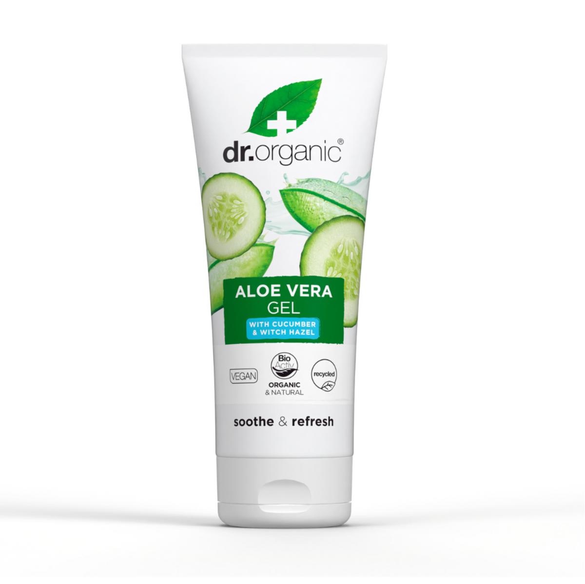 Gel Corporal Aloe Vera con Pepino · Dr Organic · 200 ml