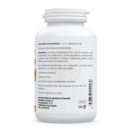 Cúrcuma 95 · Sura Vitasan · 30 cápsulas — composición nutricional
