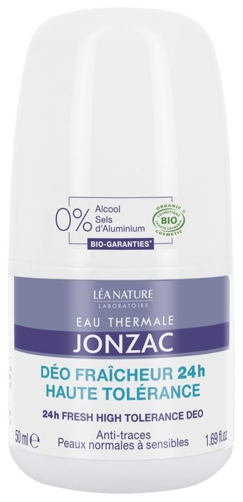 Desodorante Frescor Alta Tolerancia 24H · Eau Thermale Jonzac · 50 ml