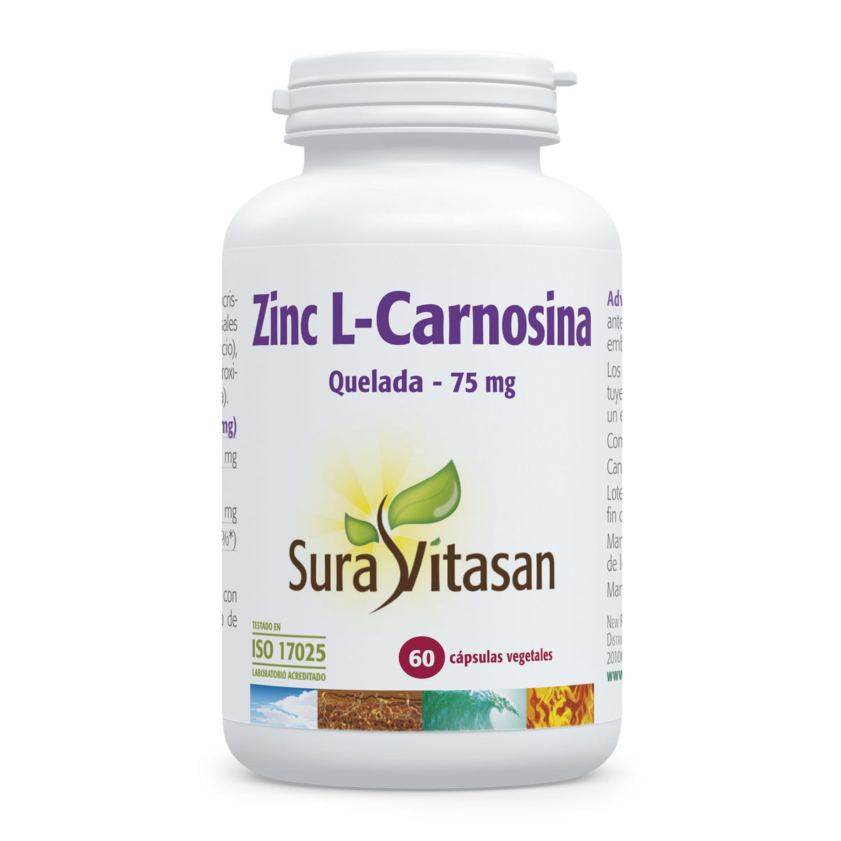 Zinc L-Carnosina · Sura Vitasan · 60 cápsulas