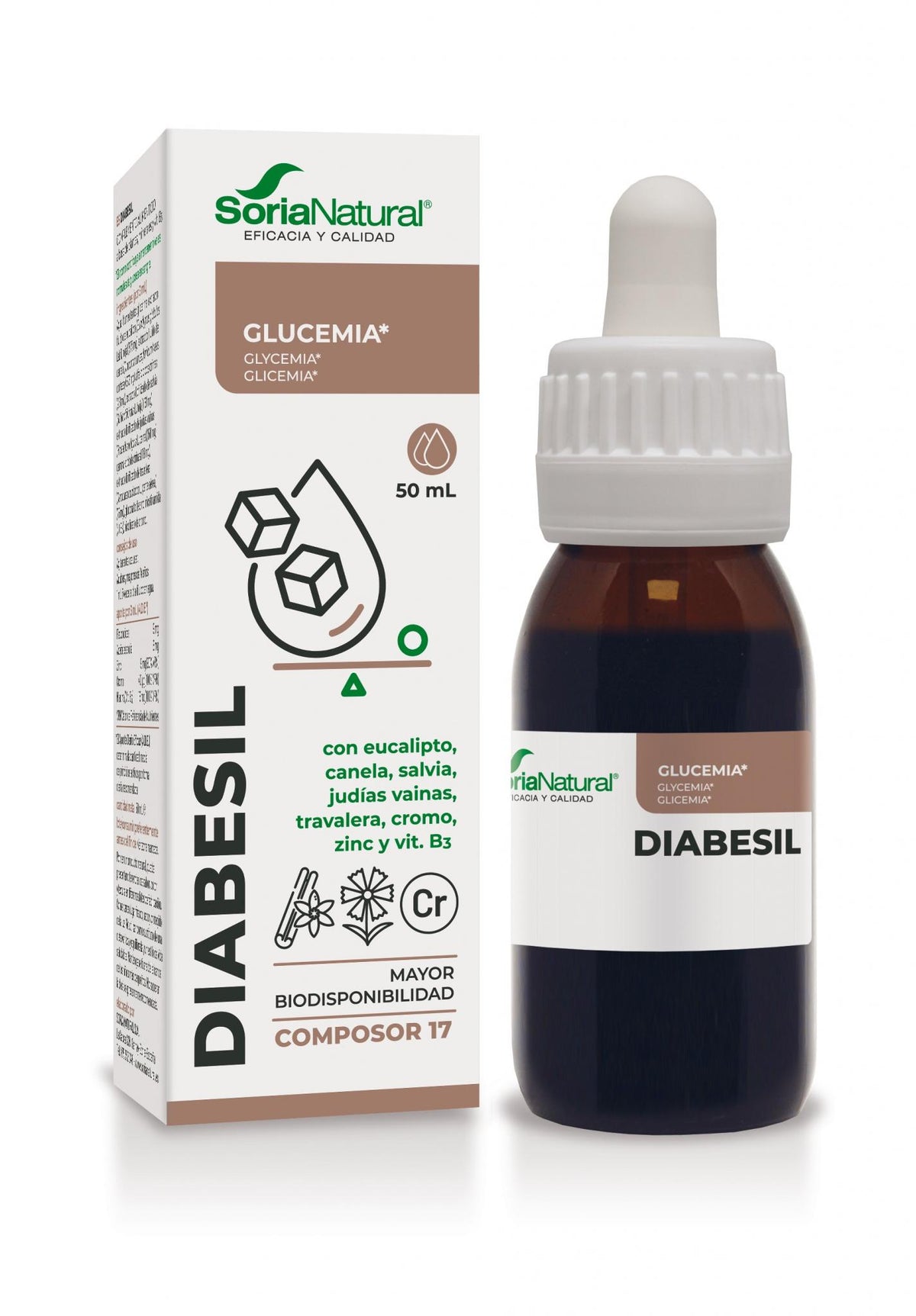 Composor 17 - Diabesil · Soria Natural · 50 ml - 2