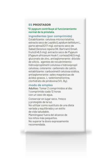 Prostasor · Soria Natural · 60 comprimidos