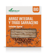 Tostadas de Arroz Integral y Trigo Sarraceno · Soria Natural · 90 gramos