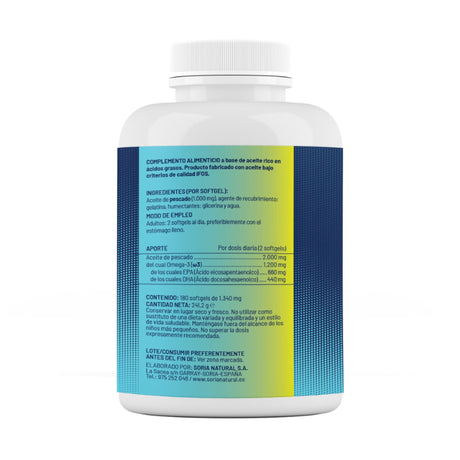 Omega 3 · Soria Natural · 180 perlas