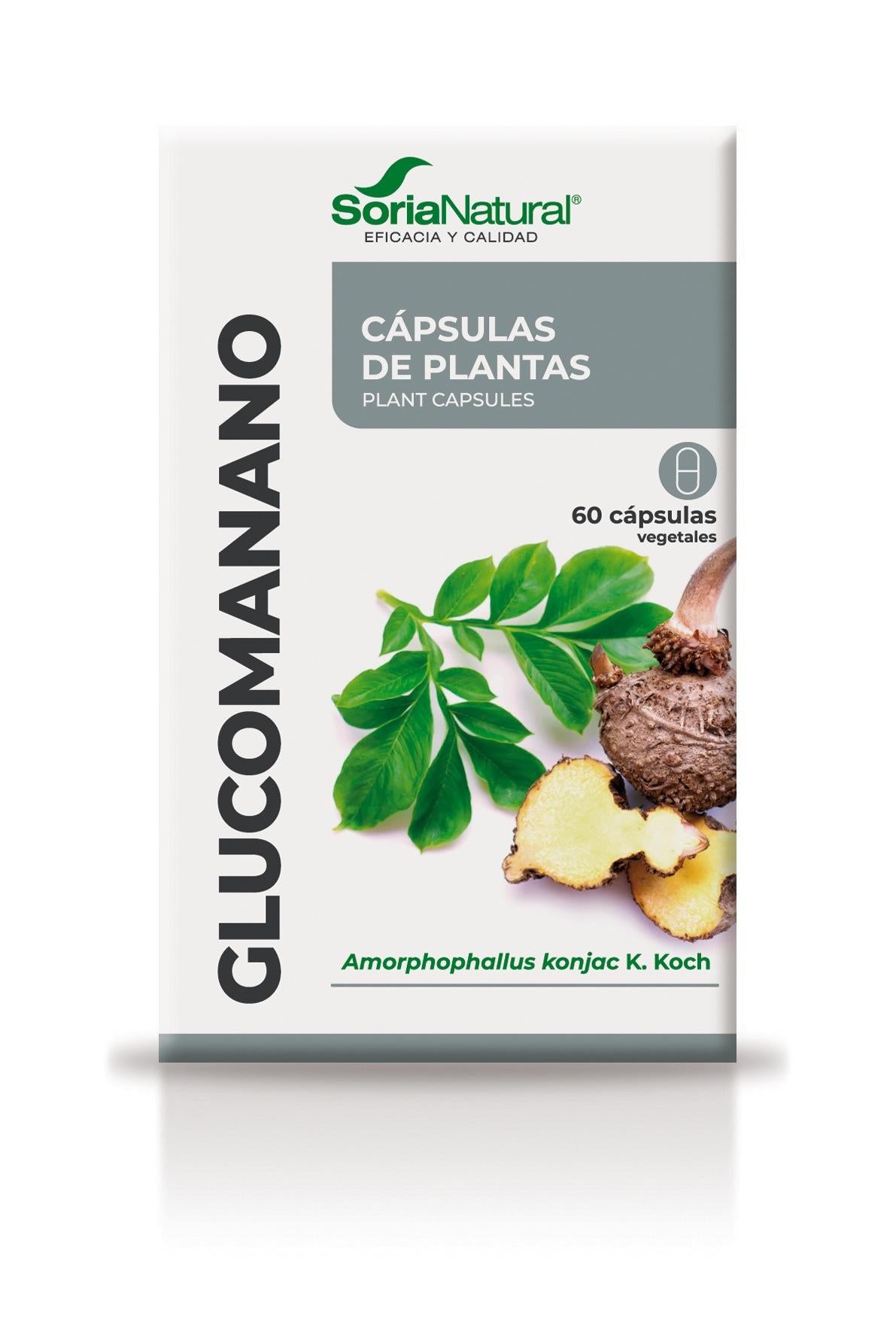 21-S Glucomanano · Soria Natural · 60 cápsulas - 3