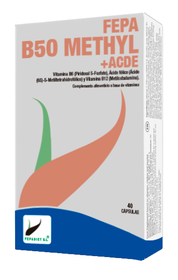 Fepa-B50 Methyl + ACDE · Fepadiet · 40 cápsulas