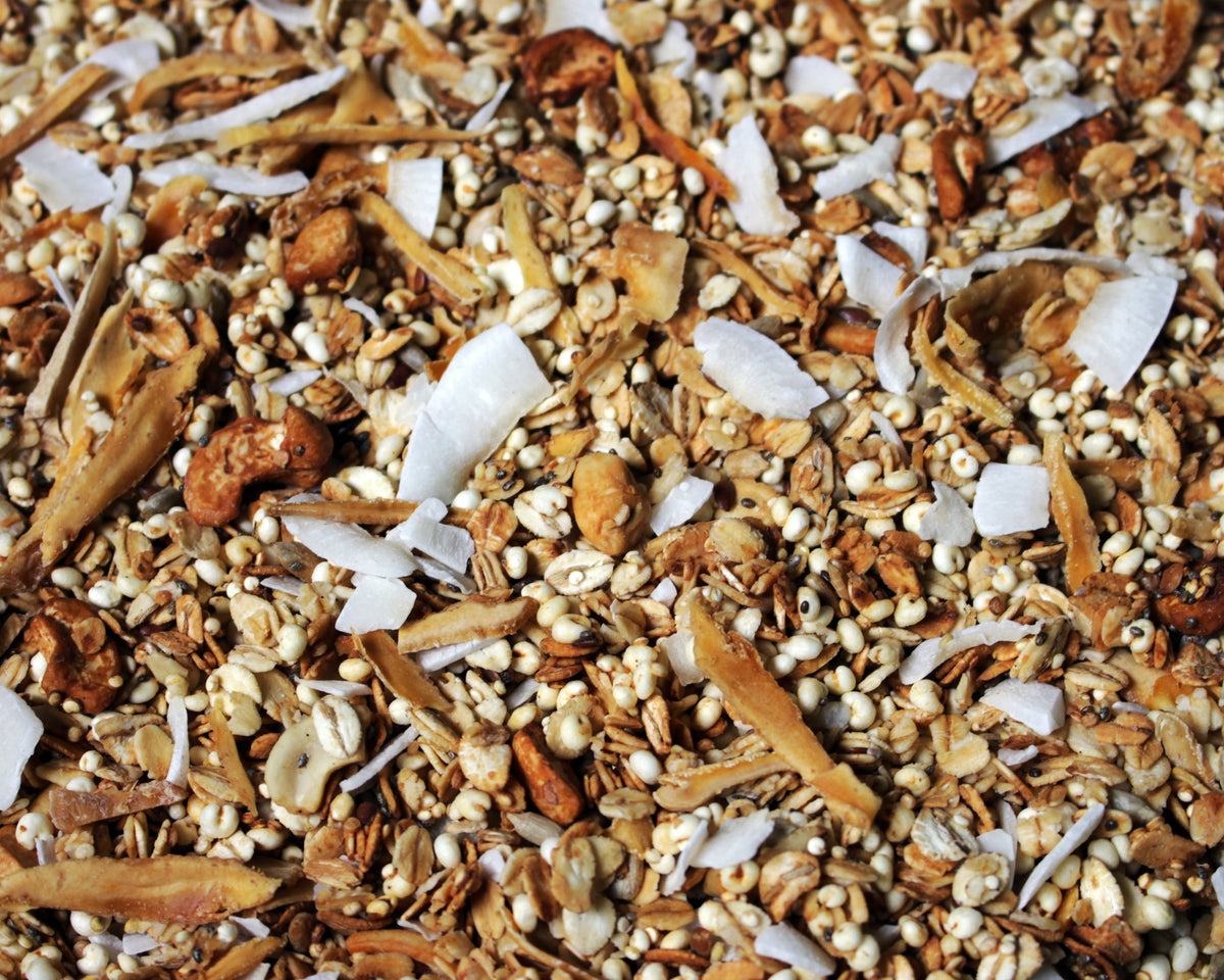 Granola de Mango, Coco y Anacardos · Sierra Eco Foods