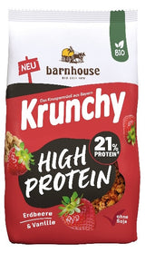 Muesli Krunchy High Protein de Fresa y Vainilla · Barnhouse · 450 gramos