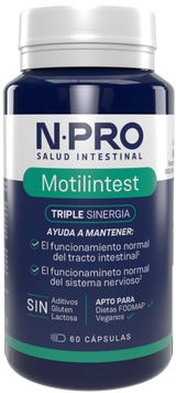 Motilintest · NPro Salud Intestinal · 60 cápsulas