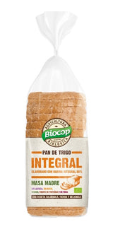 Pan de Molde de Trigo Integral con Masa Madre · Biocop · 400 gramos [Caducidad 11/2026]