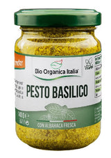 Pesto Basilico Vegano · Bio Organica Italia · 140 gramos