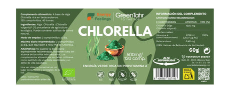 Chlorella Eco · Energy Feelings · 120 comprimidos