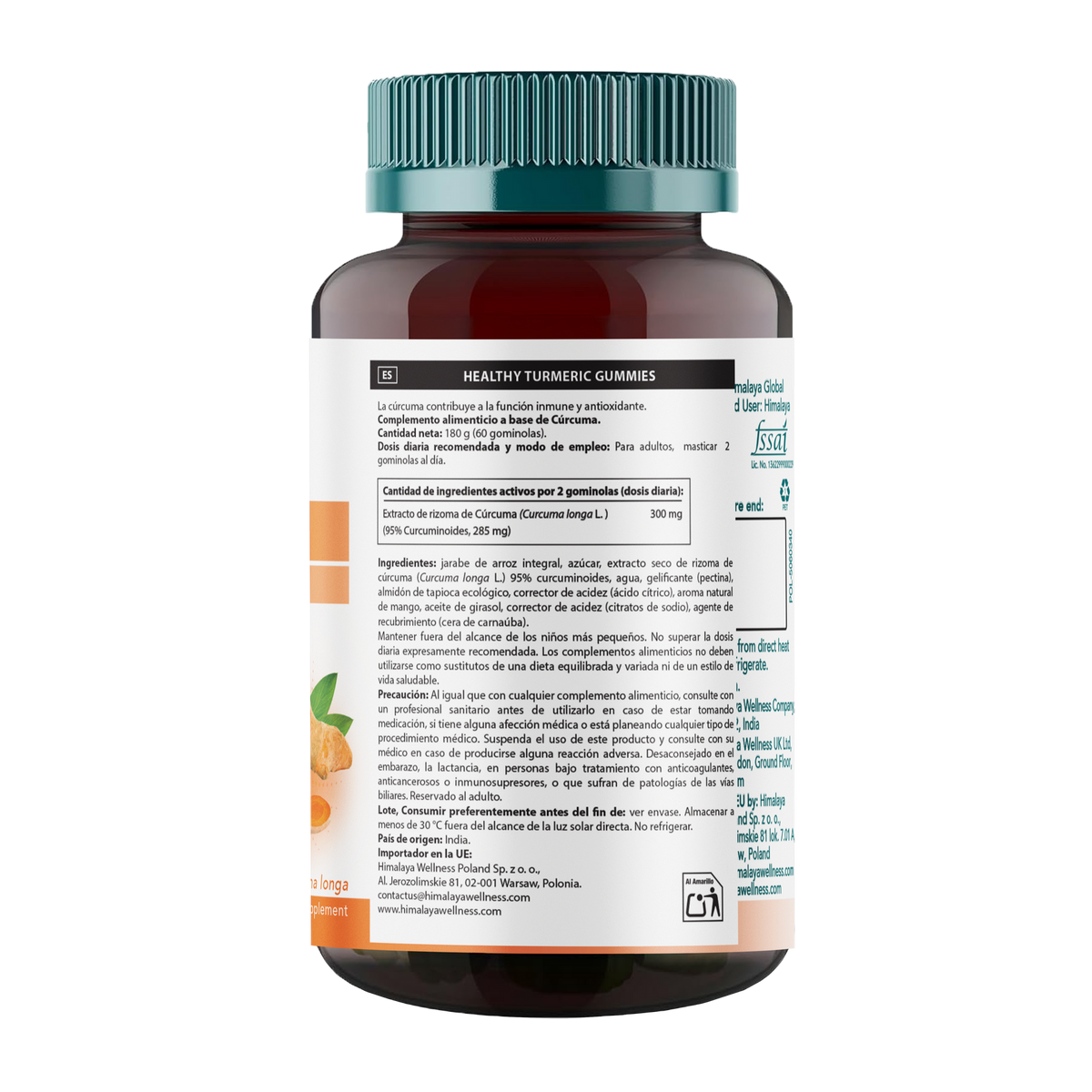 Cúrcuma · Himalaya · 60 gummies