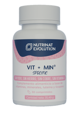Vit + Min Specific · Nutrinat Evolution · 30 comprimidos