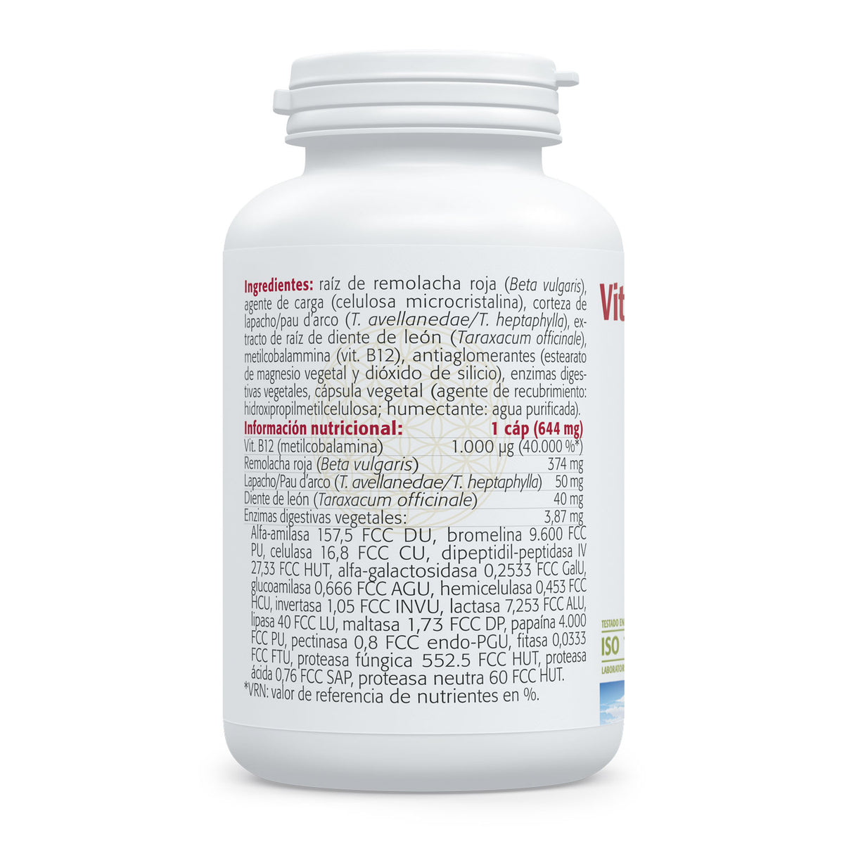 Vitamina B12 Complex · Sura Vitasan — remolacha lapacho diente de león