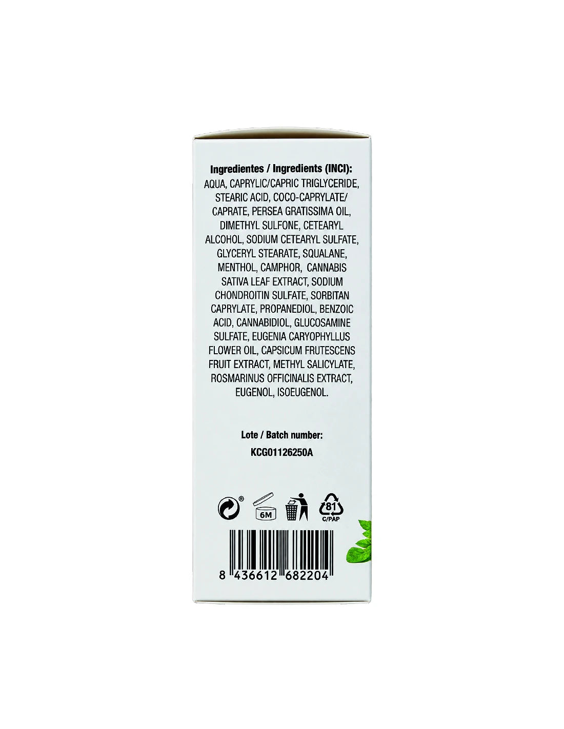 CBD Mobility Cream · Equisalud · 100 ml
