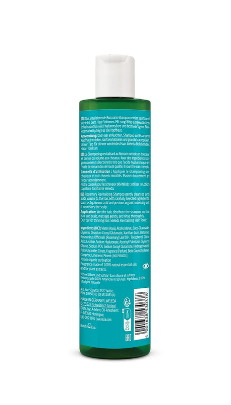 Champú Revitalizante de Romero · Weleda · 250 ml