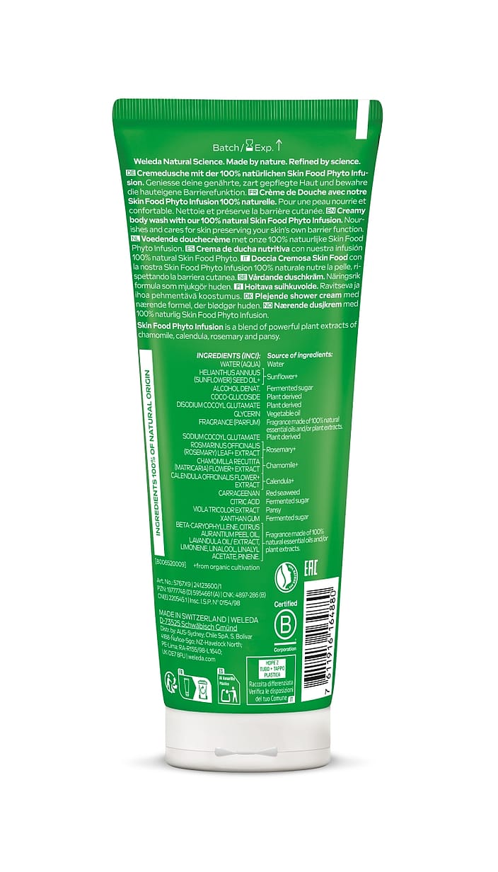 Skin Food Gel de Ducha Cremoso · Weleda · 200 ml