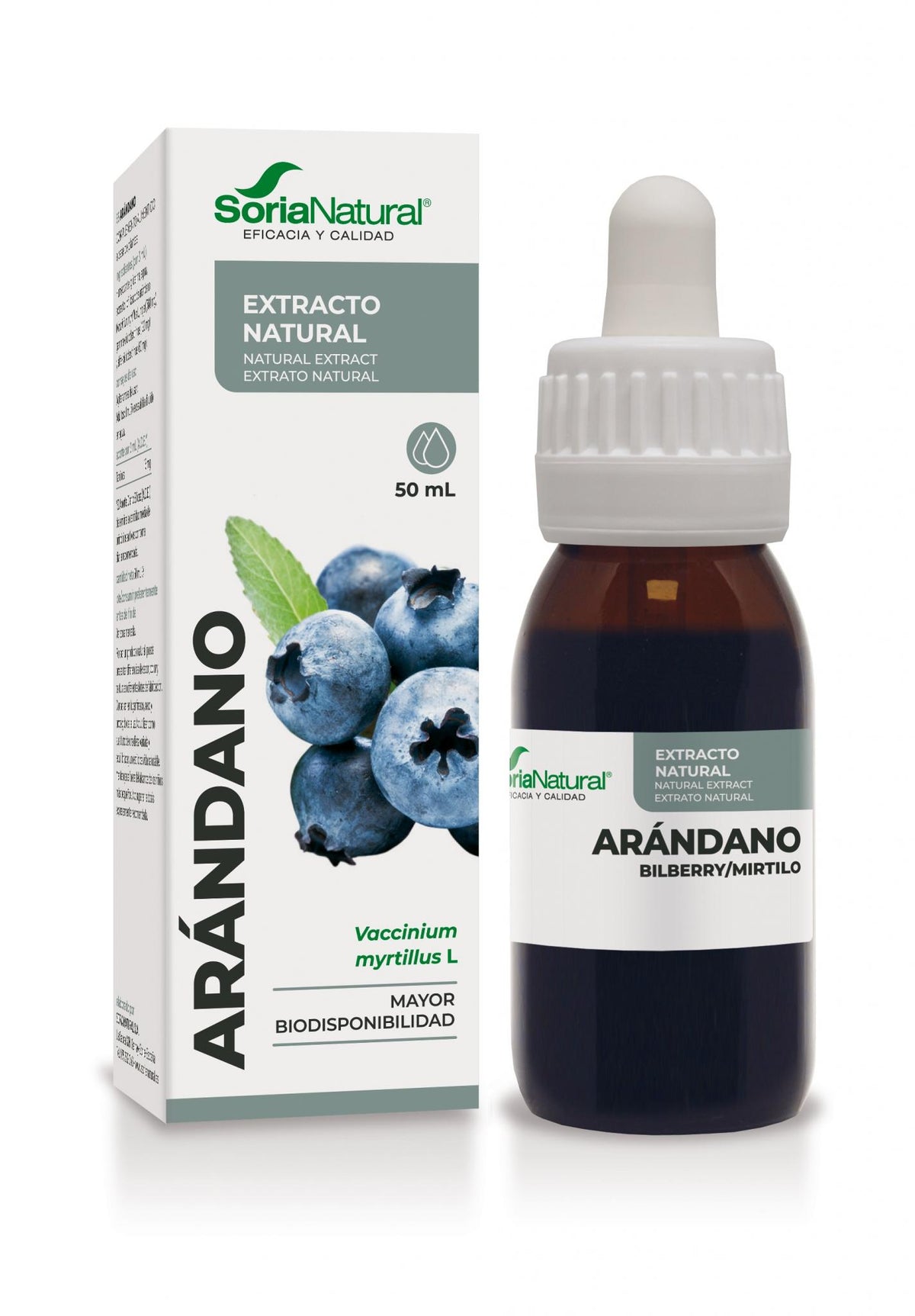 Extracto Natural de Arándano · Soria Natural · 50 ml