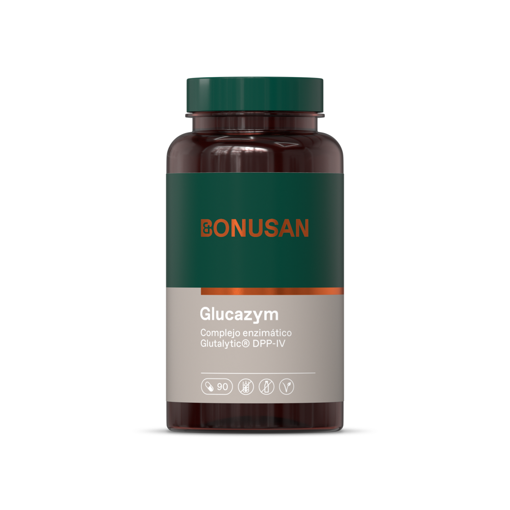 Glucazym · Bonusan · 90 cápsulas