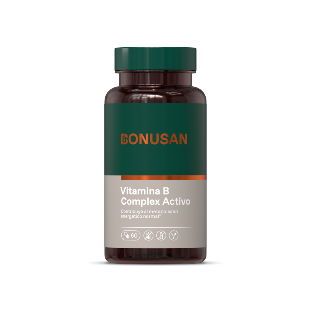Vitamina B Complex Activo · Bonusan · 60 cápsulas