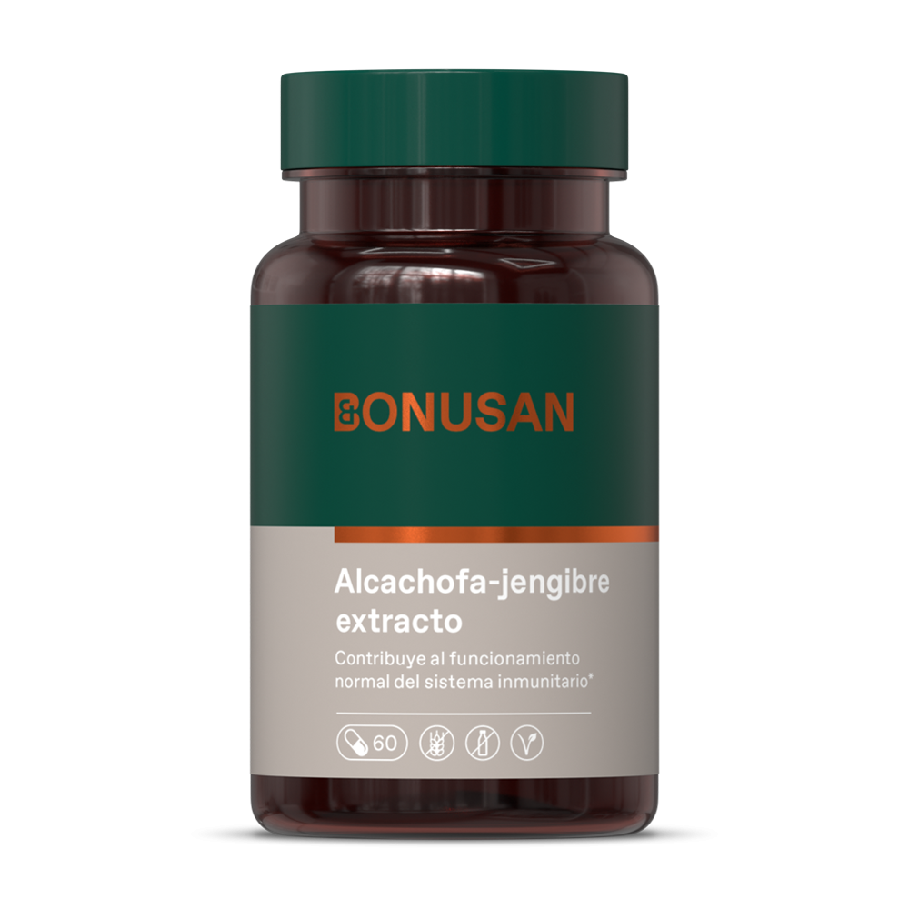 Alcachofa-Jengibre Extracto · Bonusan · 60 cápsulas
