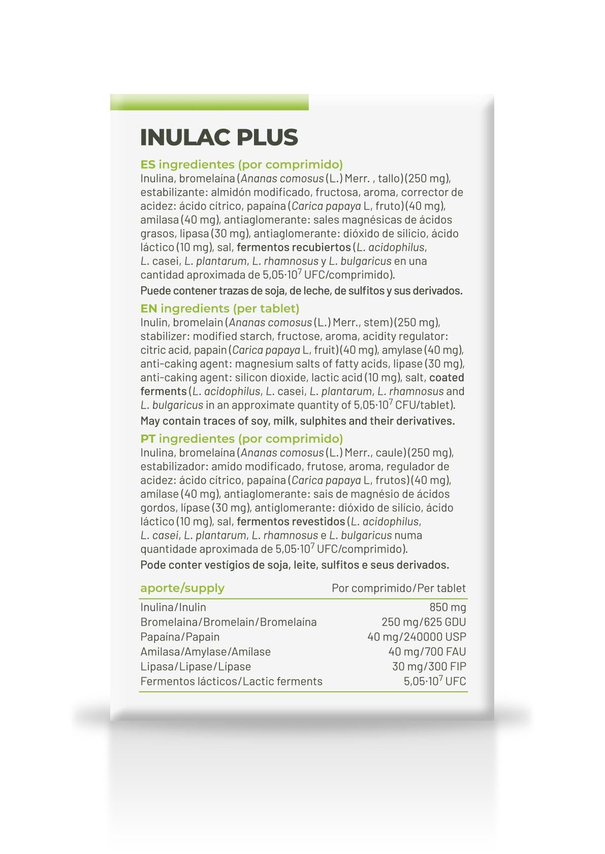 Inulac Plus · Soria Natural · 24 comprimidos