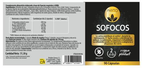 Sofocos · Phytofarma · 90 cápsulas