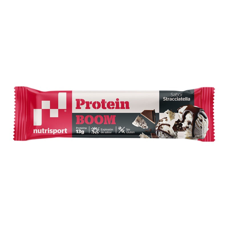 Protein Boom Stracciatella · Nutrisport · 49 gramos [Caducidad 11/2026]