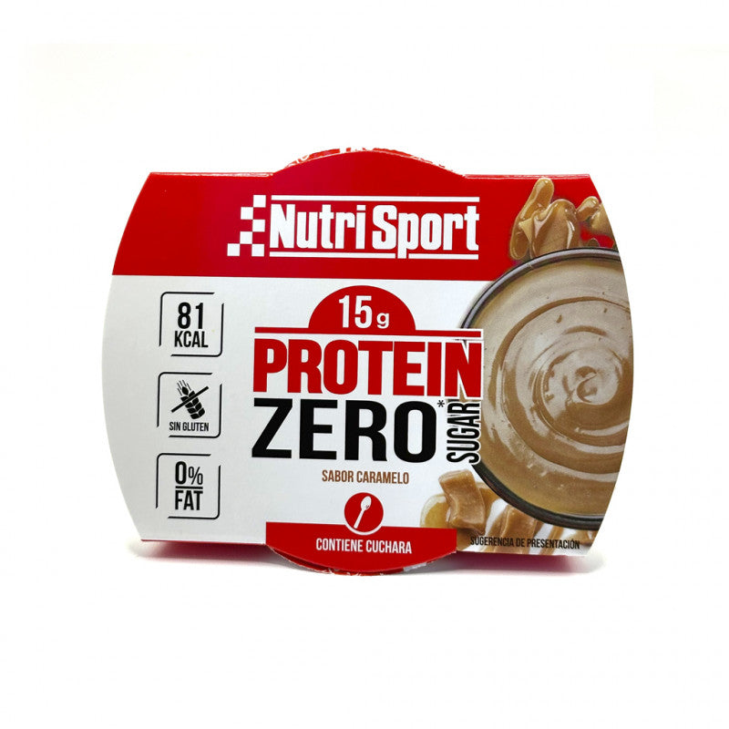 Protein Zero Pudding Caramelo · Nutrisport · 135 gramos