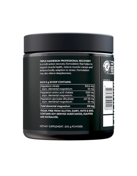 Triple Magnesium Piña-Coco · Pillar Performance · 200 gramos