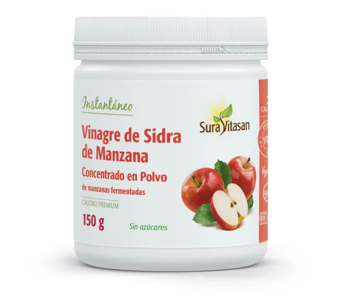 Vinagre de Sidra de Manzana · Sura Vitasan · 150 gramos [Caducidad 01/2027]